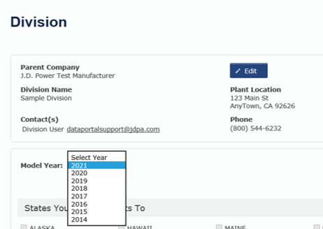 Copy from year to year